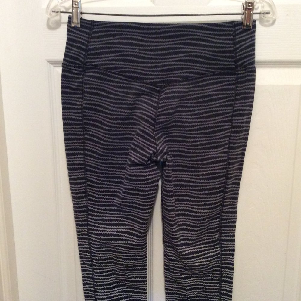 Nike Dri-Fit Leggings M Dark Gray Blue White - Picture 6 of 8
